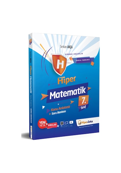 Hiper 7.Sınıf Hiper Matematik Konu Anlatımlı & Soru Bankası