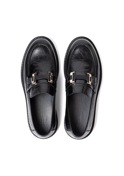 Black Mexico Klasik Ayakkabı Erkek John May Ka-26y-c26011 May Munıh Shoe Siyah