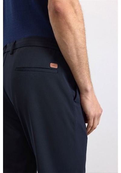 Süvari Lacivert Slim Düz Jogger Pantolon Pn2020500764-m09