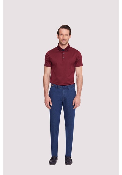 Ysf Erkek Mavi Regular Fit Kot Pantolon