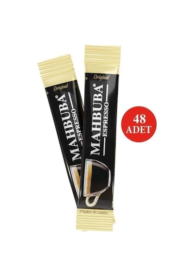 Mahbuba Hazır Öğütülmüş %100 Arabica Espresso Bi Kahve İle Canlan 48x2gr Espresso