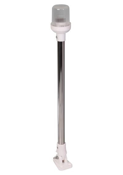Çıpa Fenerli Bayrak Direği 24 50cm (Hareketli Ayak)
