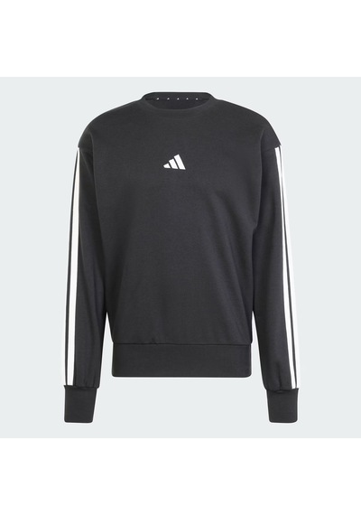 Black/whıte Adidas Erkek Günlük Sweatshirt M 3s Ft Swt Je6372 Siyah