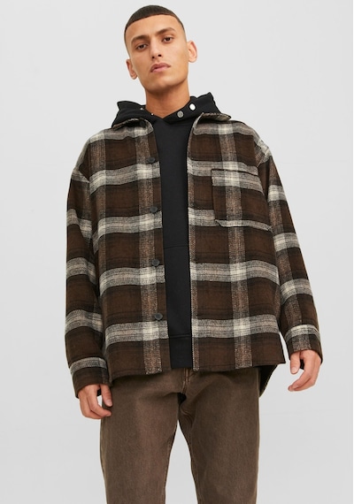 Jack & Jones Ekose Desenli Uzun Kollu Gömlek - Zac 12239303 Chocolate Brown Koyu Siyah Jack & Jones Ekose Desenli Uzun Kollu Gömlek - Zac 12239303 Chocolate Brown Koyu Siyah