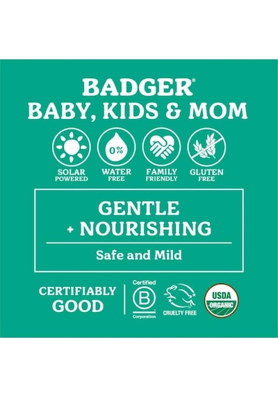 Badger Karın Bölgesi Nemlendirici Krem 56 G + Sirenol Organik Göğüs Ucu Kremi 15 ML