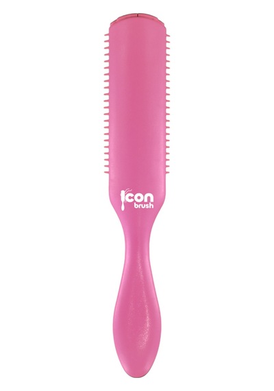 Icon Brush Zero Frizz Saç Fırçası - Bukle Belirginleştirici Ve Şekillendirici Pembe