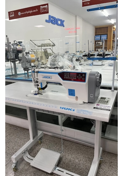 Jack-a6f-e-q-pk Elektronik İğne Transportlu Düz Dikiş Makinası Yok