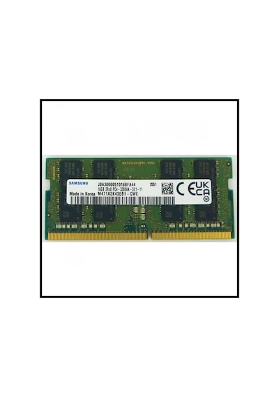 Samsung Samso3200/16, 16gb, Ddr4, 3200mhz, 1.2v Notebook Ram M471a2g43db1-cwe