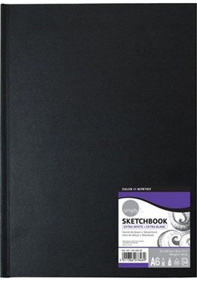 Daler Rowney Simply Hardback Sketchbook Extra White 110 Yaprak 10 N11.2654