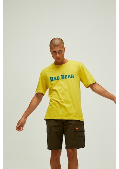 Bad Bear Erkek Tişört Title-23330 Sarı