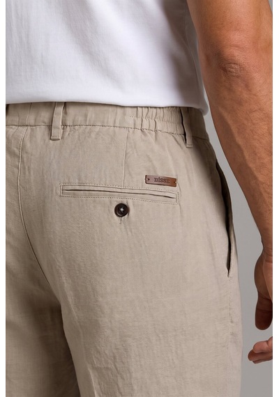 Bisse Bej Keten Jogger İpli Spor Pantolon Pns26y26110 07
