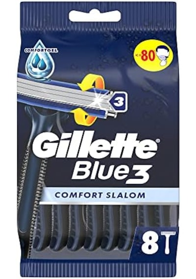 Gillette Blue3 Slalom Kullan At Tıraş Bıçağı 6+2 Adet
