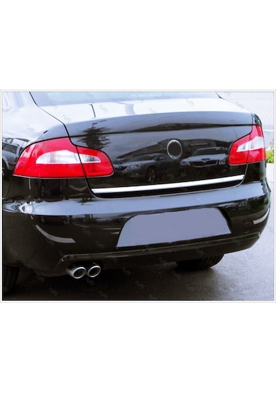 Skoda Superb Krom Bagaj Alt Çıtası 2008-2015 Arası Paslanmaz Ç.