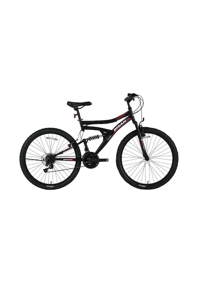 Bisan Mts4300 24 Jant 21 Vites Amortisörlü Dağ Bisikleti 40cm Siyah - Kırmızı Siyah - Kırmızı