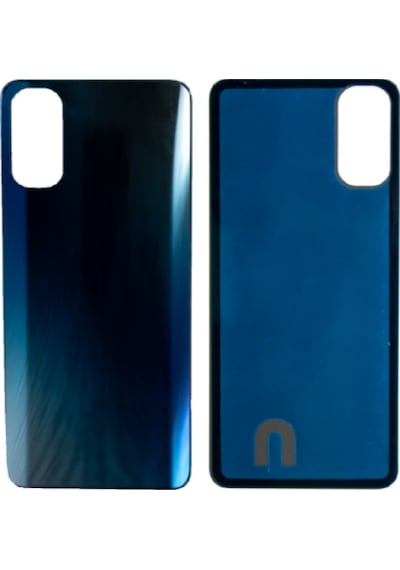 Oppo Reno 4 Uyumlu Arka Pil Kapağı Mavi Çok Renkli