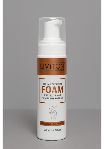 Liviton Professional Lıvıton Foam 200 Ml Protez Tırnak Temizleme Köpüğü