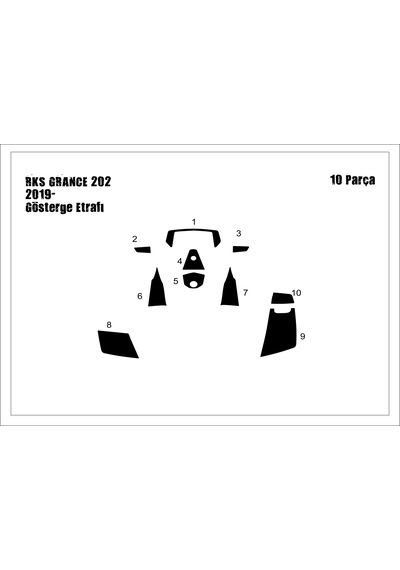 Rks Regance 202 2019-tank Pad Ve Grenaj Kaplama Siyah 21355927