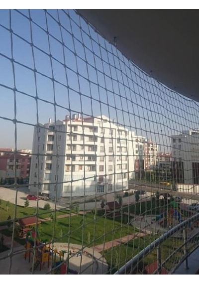 6mm Balkon Güvenlik Filesi 2,5x2,5 mt Çoçuk Güvenlik Filesi 10x10