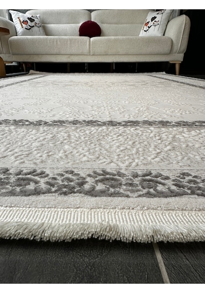 Electra Halı Salon, Oturma, Yatak Odası Halısı Desen Kodu 79448-095 Krem-gri