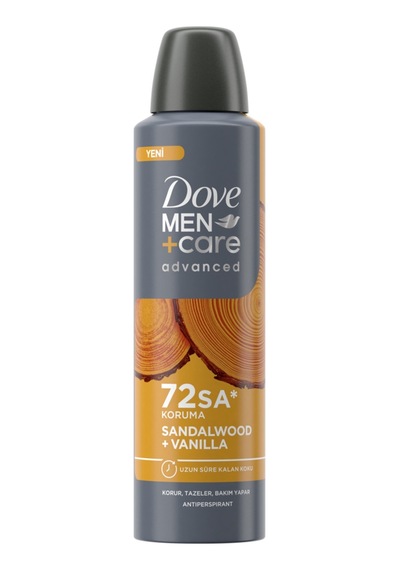 Dove Men+ Care Sandalwood & Vanilla Erkek Deodorant 150 Ml - 3 Adet Tarı Diğer