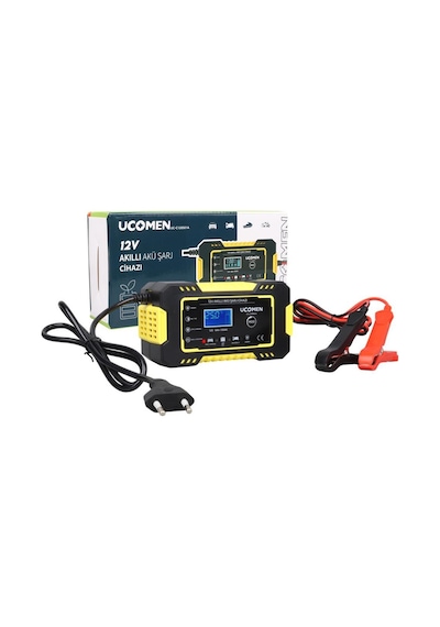 Electroon Ucomen Uc-c120501a Sarı 12volt 6amper Led Göstergeli Akü Şarj Cihazı