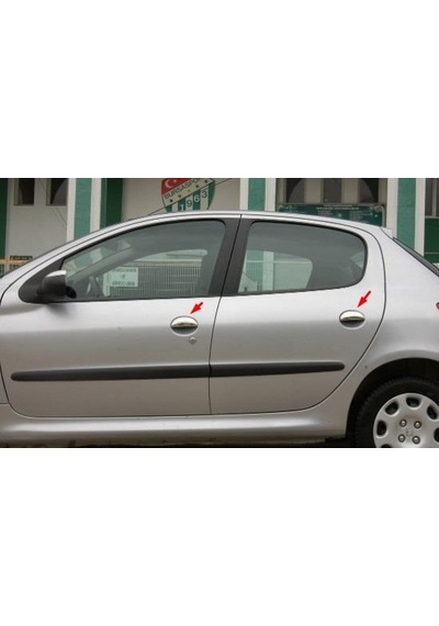 Peugeot 206 Kapı Kolu Paslanmaz Çelik 4 Kapı