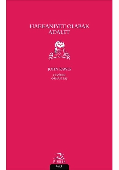 Hakkaniyet Olarak Adalet - John Rawls - Pinhan Yayıncılık