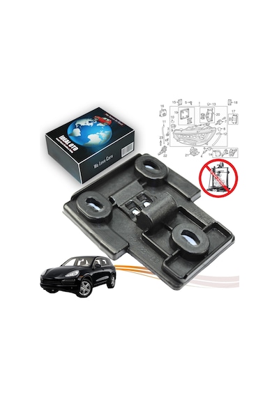 Porsche Cayenne 2 92a / 958 2010-2014 7p5941149 Sol Veya Sağ İçin Far Kilitleme Braketi 1 Adet