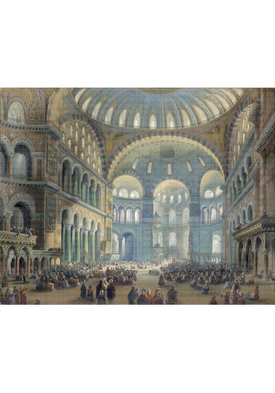 Ayasofya Camii Poster Duvar Kağıdı Renkli
