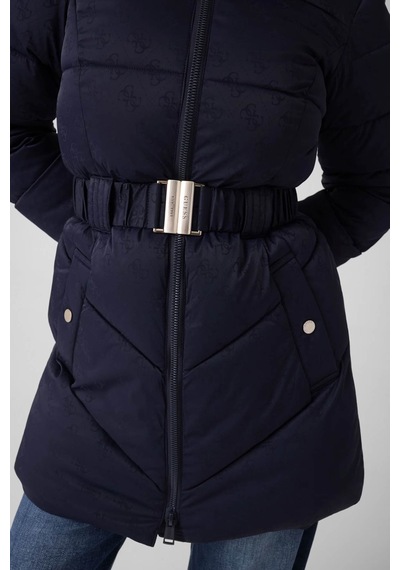 Guess Şişme Lacivert Kadın Mont W6bl50w4144-g7v2