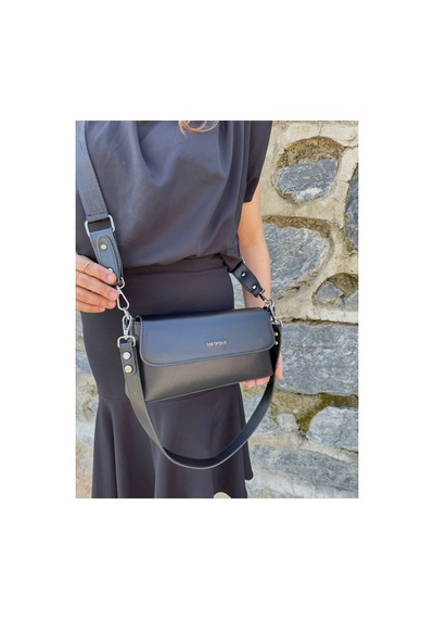 Just Polo Kadın Yeni Sezon Çapraz Askılı Günlük & Özel Günlere Uygun Şık El Ve Omuz Çantası Ebat: 28 X 13 Cm Siyah 17609241
