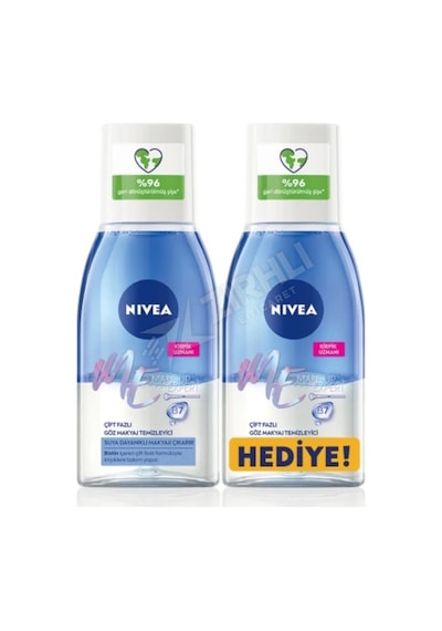 Nivea Çift Etkili Göz Makyaj Temizleyici 125 Ml + 125 Ml Hediye