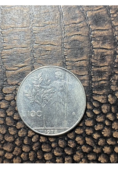 İtalya 100 Lire 1978 Republica İtaliana L100
