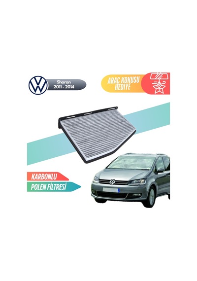 Vw Volkswagen Sharan 2011-2014 Model Karbonlu Polen Klima Filtresi