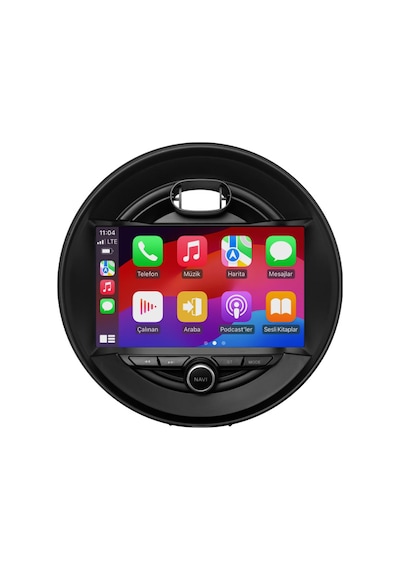 Mini Cooper Araç Multimedya Android Ekran Carplay Navigasyon Double Teyp 4+64 9" 15-19 Black Blueway