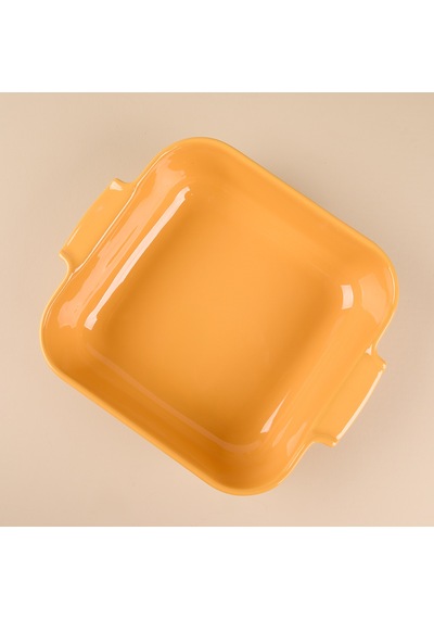 Aryıldız Elissa Kare Fırın Kabı Sarı 28 Cm Çok Renkli