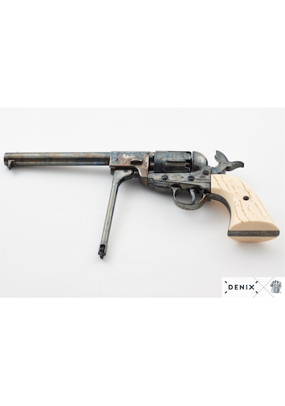 Denix Usa 1860 Confederate Revolver Rusty 35cm Koleksiyon Obje