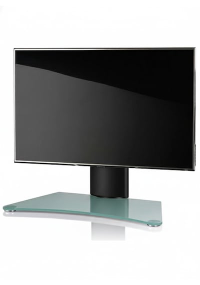 Ultımate Ms-b Masa Üzeri Askılı Tv Sehpası 32"-75" Uyumlu Cam Kumlu-alüminyum Siyah