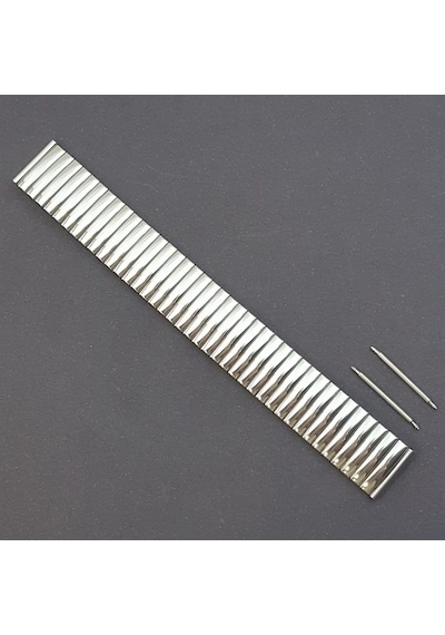 Yaylı Çelik Esnek Metal Saat Kordonu 22 Mm