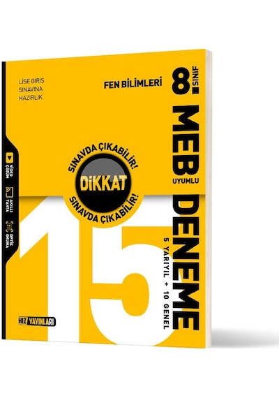 Hız 8. Sınıf 15 Li Fen Bilimleri Deneme