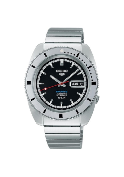 Seiko5 Sports Pepper Black 1968 Recreation Limitli Üretim Otomatik Erkek Kol Saati