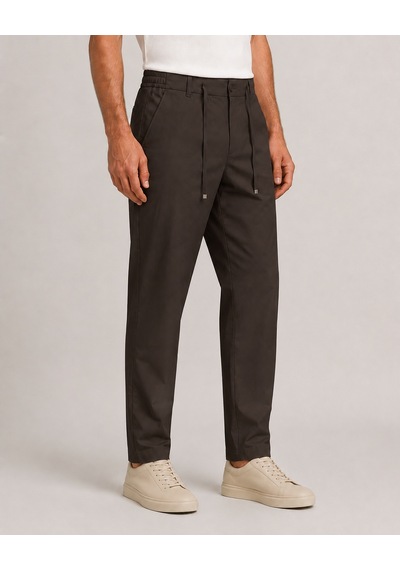 Danger Erkek Beli Lastikli Comfort Fit Pantolon Kahverengi 0170ddngr