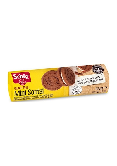 Schar Minni Sorrisini Glutensiz Kaymaklı Çikolata Bisküvi 100 G