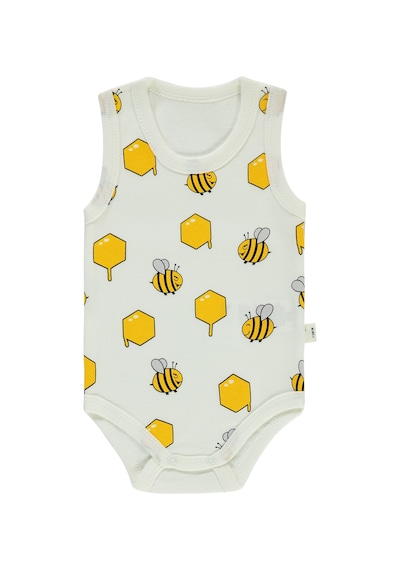 Civil Baby Bebek Çıtçıtlı Badi 1-18 Ay Ekru 14d20230123s1 Ekru