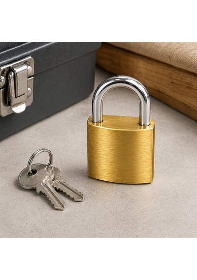 Orret Home 32 Mm Pirinç Gövdeli Asma Kilit Anahtarlı Kilit Paslan