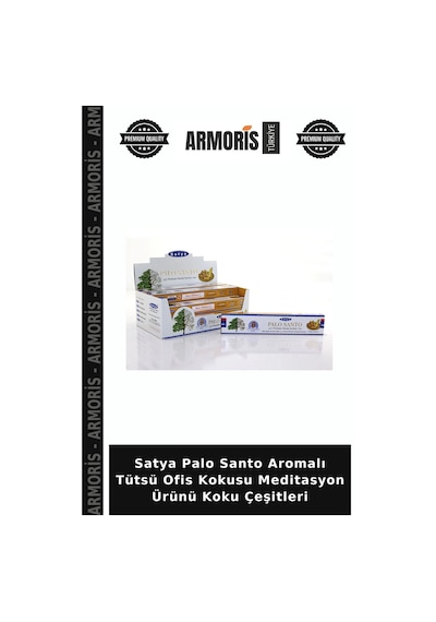 Satya Palo Santo Aromalı Tütsü Ofis Kokusu Meditasyon Ürünü Koku Çeşitleri