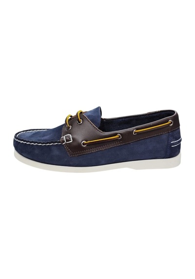 King Paolo King Shoes Lacivert Nubuk Kahve Deri Tımbırlent Ayakkabı King Paolo King Shoes Lacivert Nubuk Kahve Deri Tımbırlent Ayakkabı