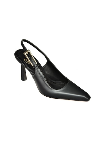 Fox Shoes S752084909 Siyah Kalın Topuklu Kadın Ayakkabı Siyah