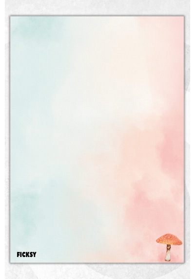 A5 Bloknot Çizgisiz Defter - 50 Yaprak - Memopad - Notepad - Not Defteri - Not Kağıdı - 1119 Çok Renkli