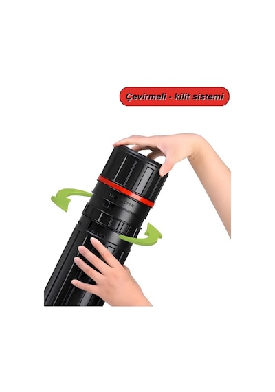 Tebag 7 Cm Proje Tüpü Ve Yuga Şövale Taşıma Çantası Seti